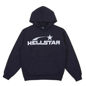 Black Hellstar Hoodie - White Logo