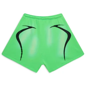 Green Hellstar Warm Up Shorts