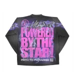 HELLSTAR STUDIOS BRAIN HELMET LONG SLEEVE LS FADED BLACK