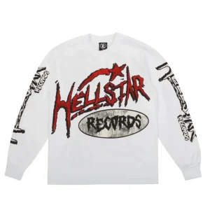 HELLSTAR STUDIOS RECORDS LONG SLEEVE WHITE