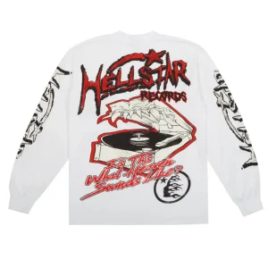 HELLSTAR STUDIOS RECORDS LONG SLEEVE WHITE