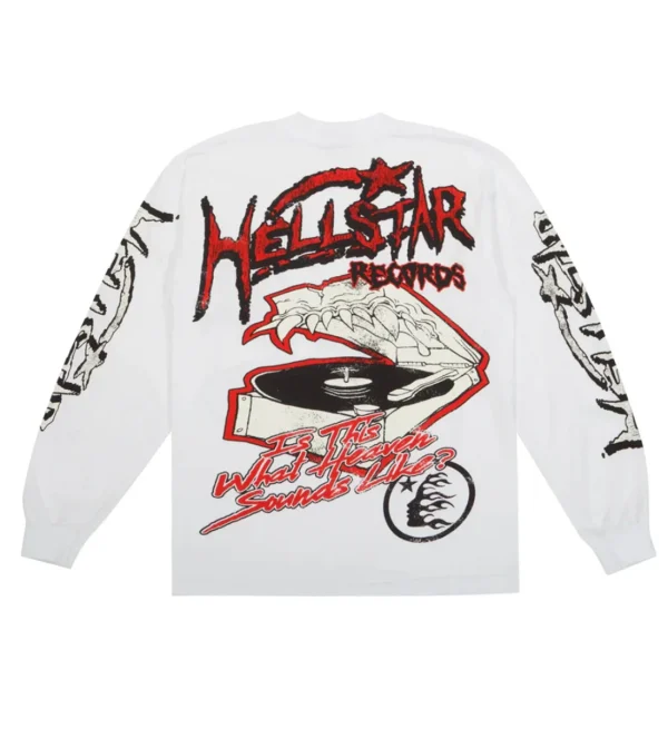 HELLSTAR STUDIOS RECORDS LONG SLEEVE WHITE