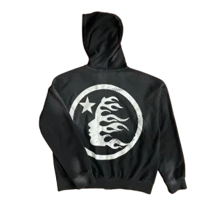 Hellstar Black Zip Up Hoodie