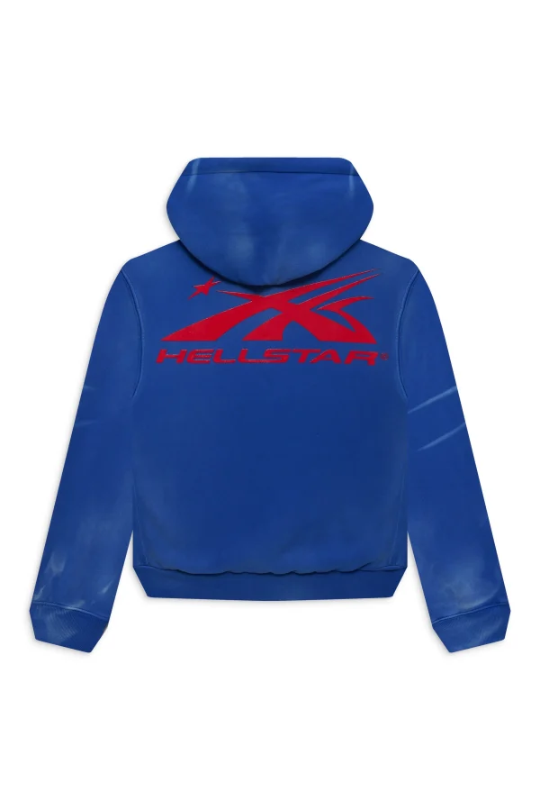 Hellstar Sports Gel Hoodie Blue