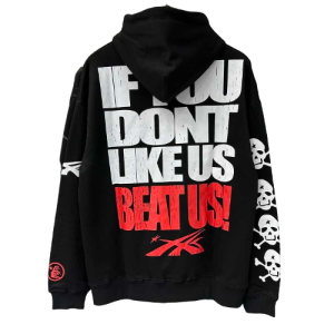 If You Dont Like Us Beat Us Hoodie – Black